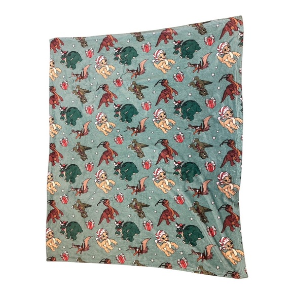Christmas Land Before Time Minky Blanket Dear Aspen - Picture 1 of 3